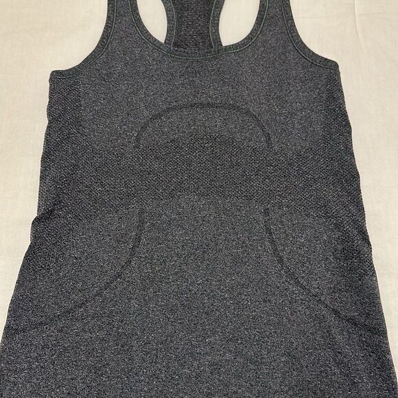 NWOT RARE Lululemon Swiftly Tech Racerback Tank 4 in Heathered Slate Gray - Picture 9 of 17